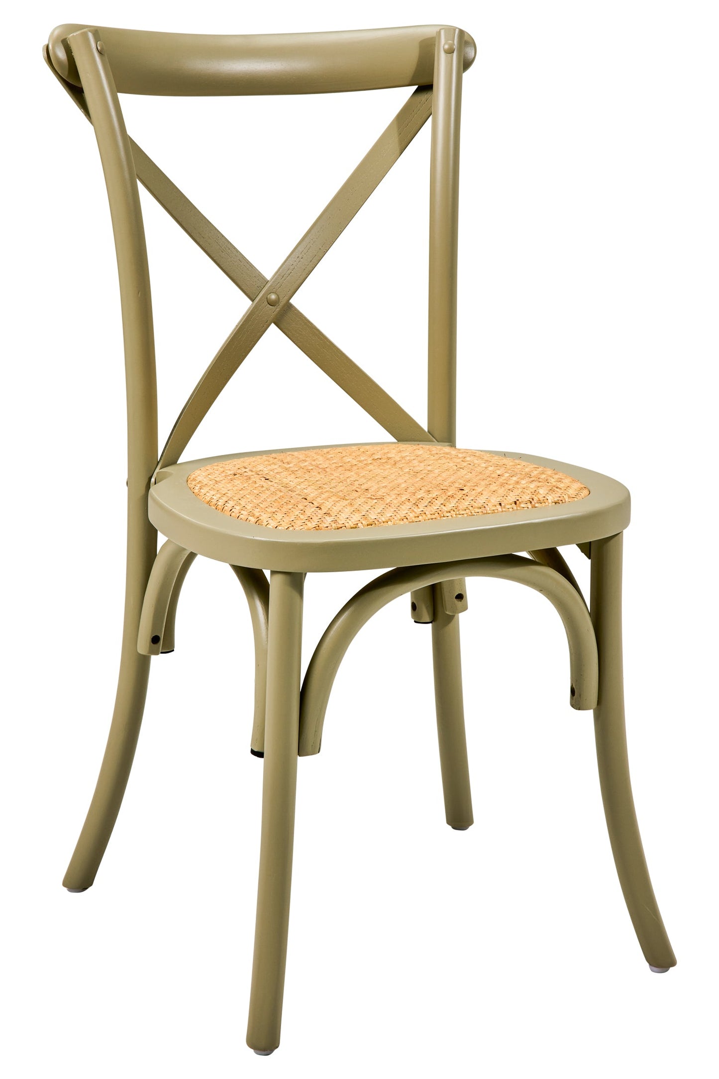 Carla - Sedia in Rubberwood Grigia Impilabile