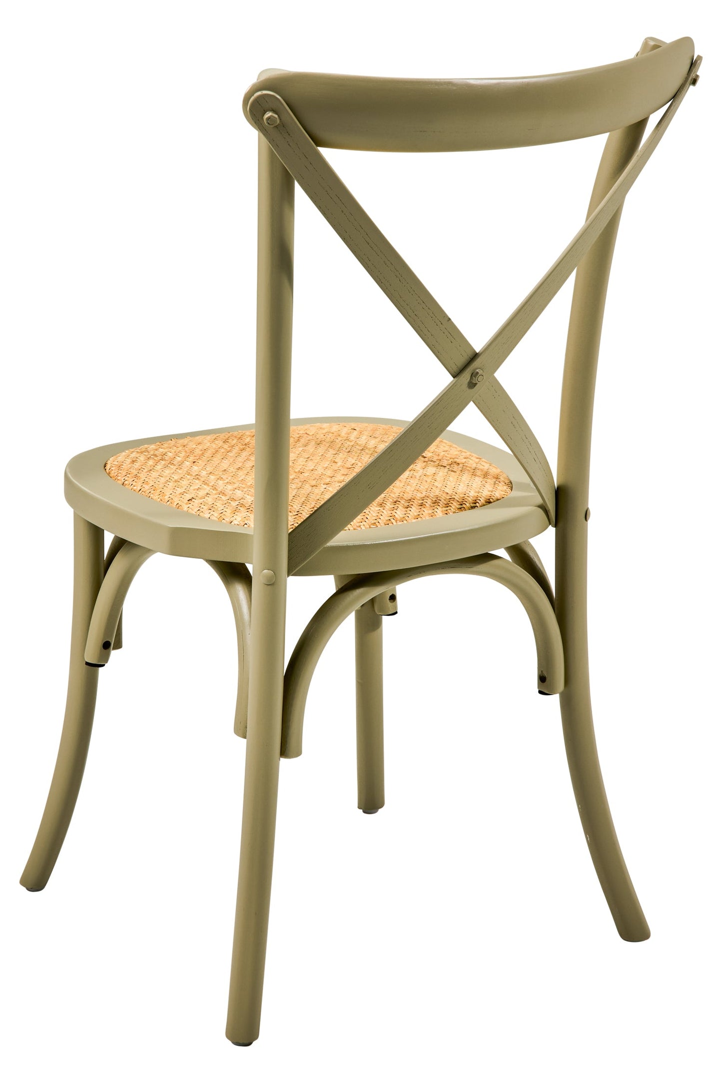 Carla - Sedia in Rubberwood Grigia Impilabile