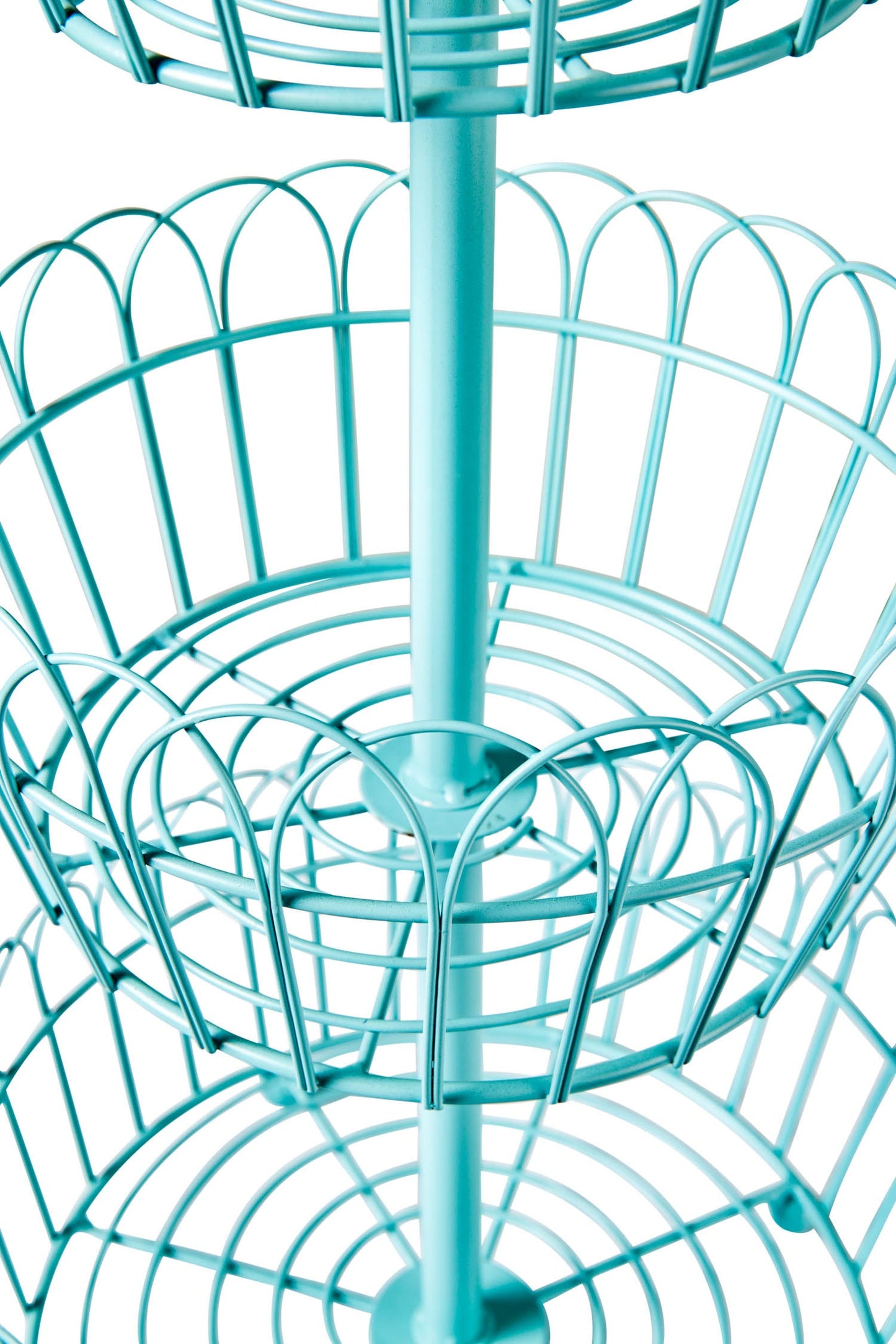 Amichevole - Porta Frutta 3 Piani Turchese