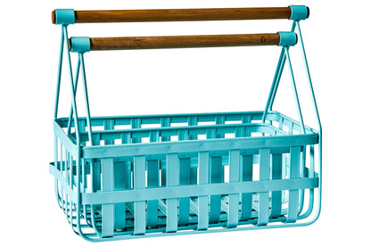 Friendly - Set 2 Ceste in Ferro Turchese con Manico