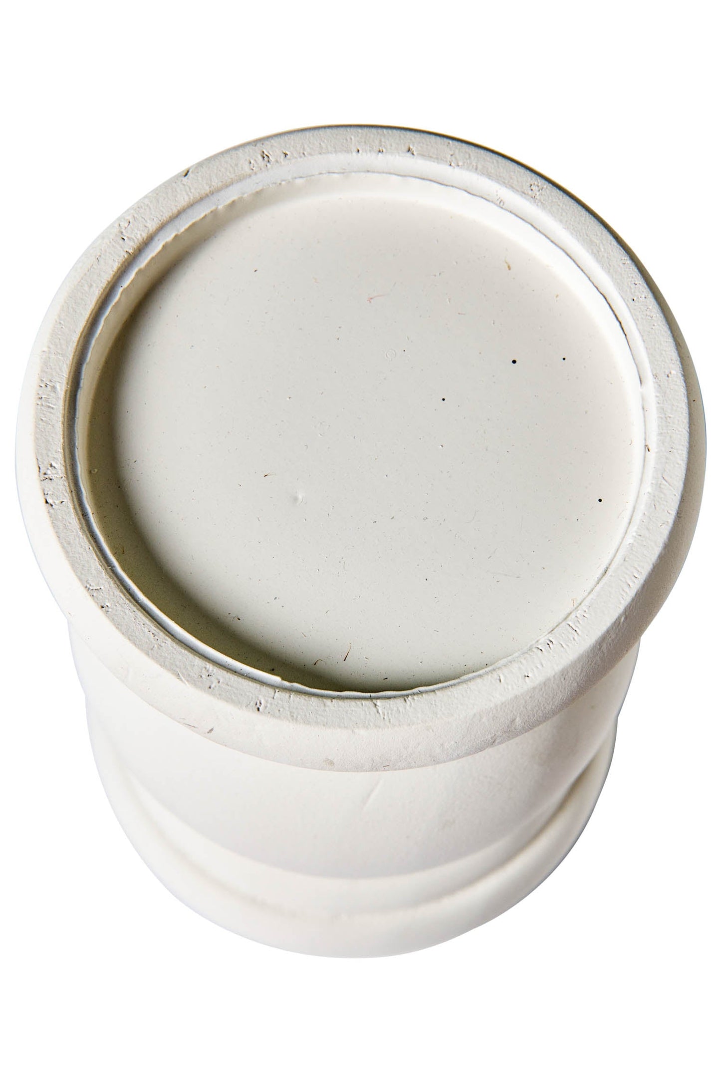 Amichevole - Porta Candele Tornito Bianco