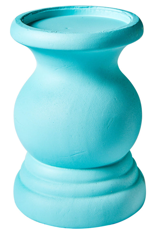 Amichevole - Porta Candele Tornito Turquese