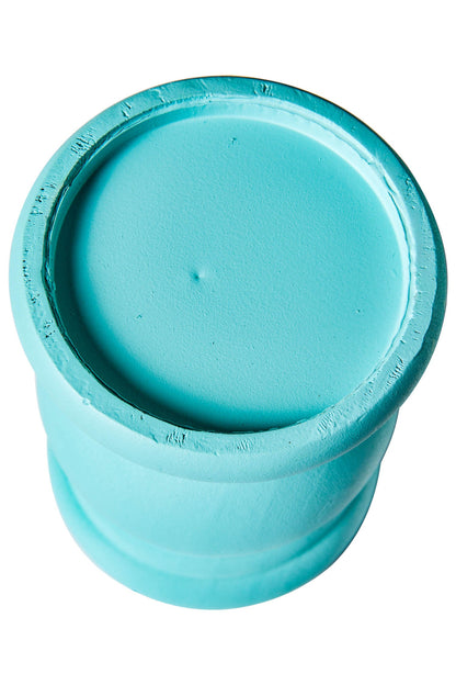 Amichevole - Porta Candele Tornito Turquese