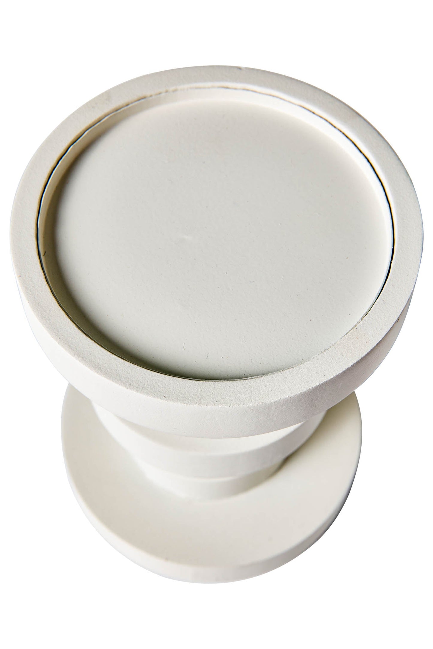 Amichevole - Porta Candela Ruzzole Tornite Bianco