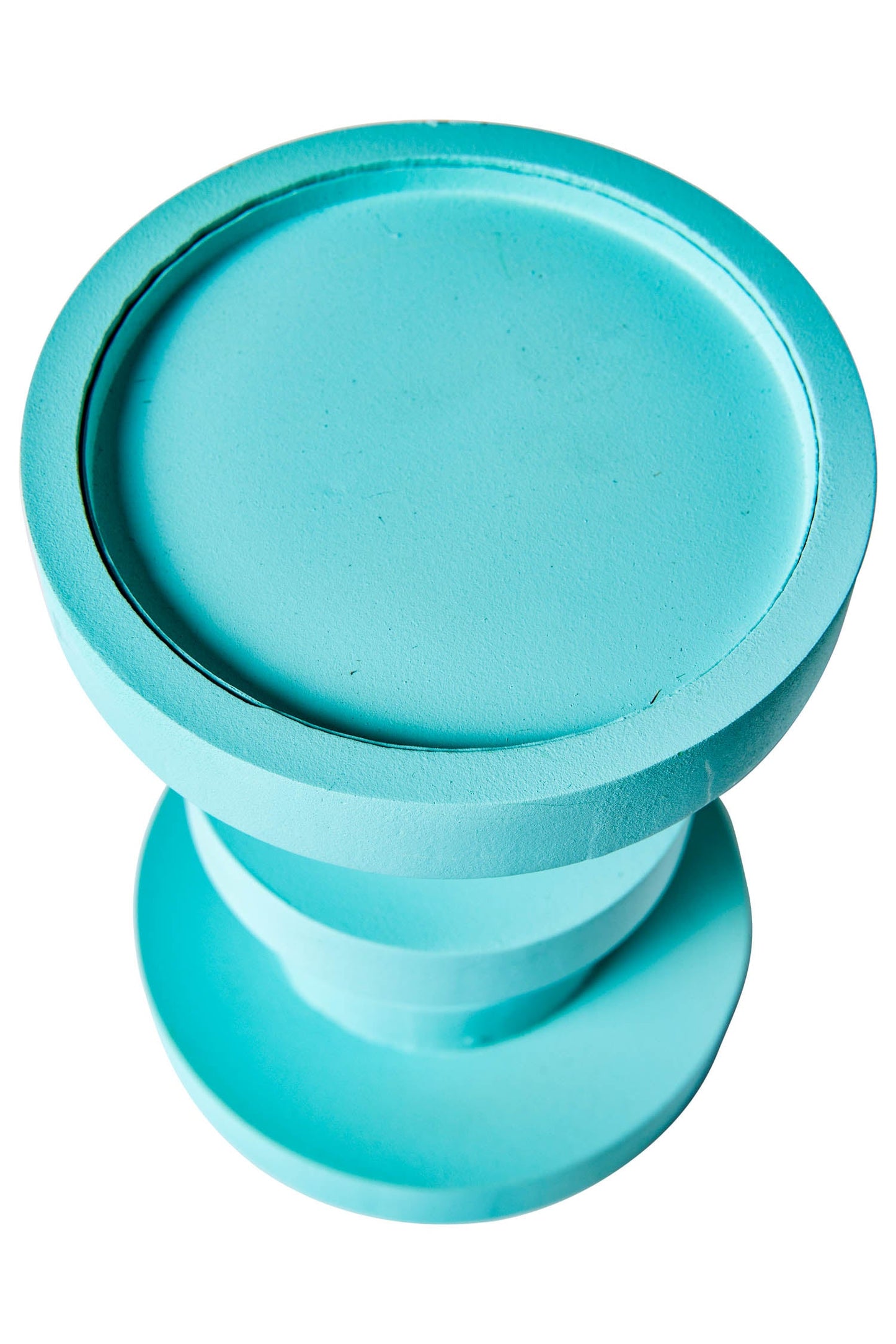 Amichevole - Porta Candela Ruzzole Tornite Turchese