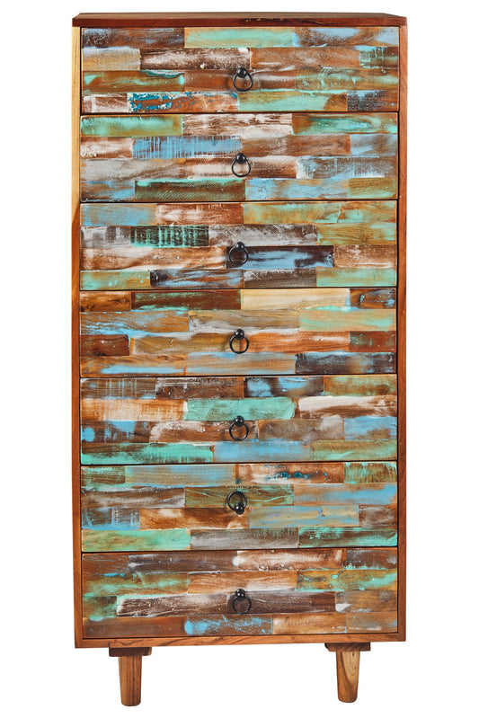 Piccadilly - Settimino in Legno Riciclato Multicolore