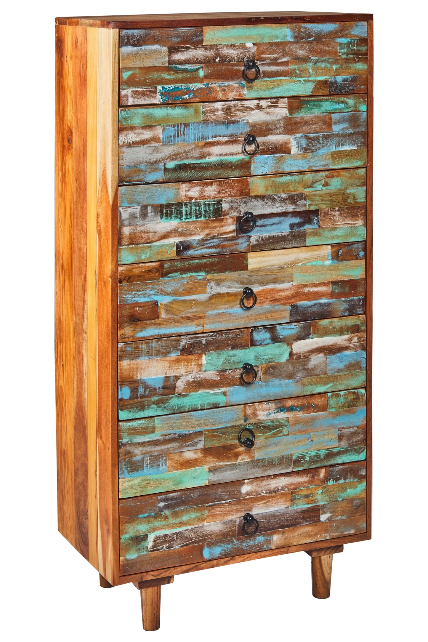 Piccadilly - Settimino in Legno Riciclato Multicolore