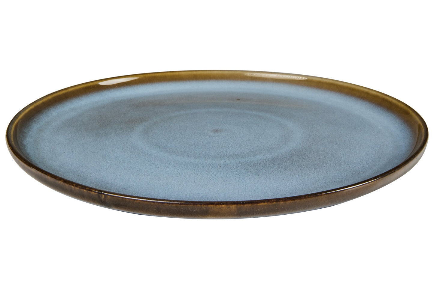 Stone - Piatto Piano in Ceramica Grigio