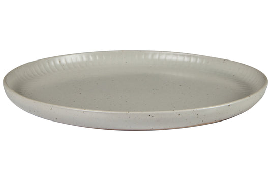 Eureka - Piatto Dessert in Ceramica Grigio