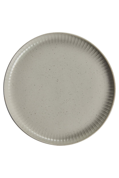 Eureka - Piatto Dessert in Ceramica Grigio