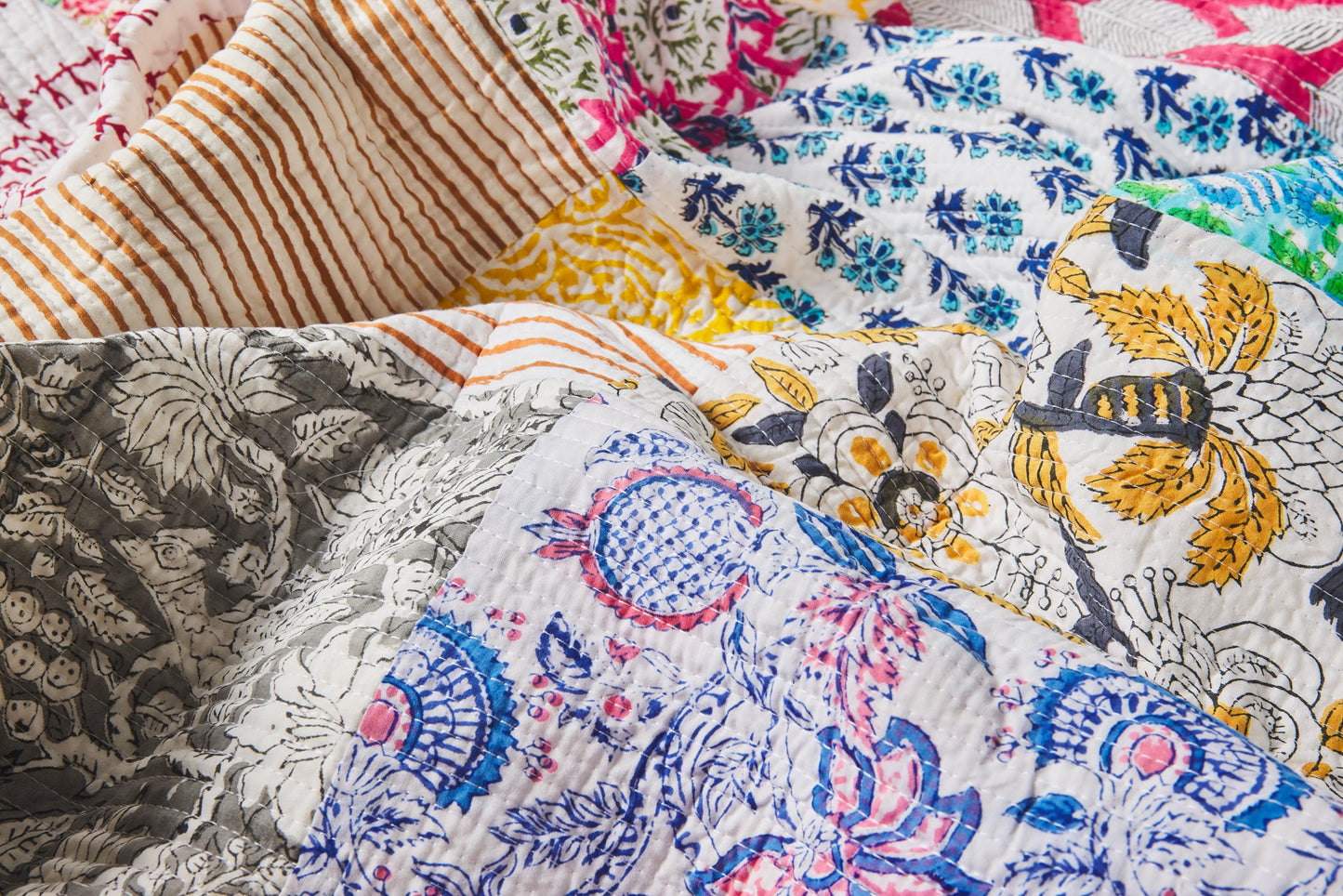 Patchwork - Trapunta Matrimoniale Multicolore Ass.Te