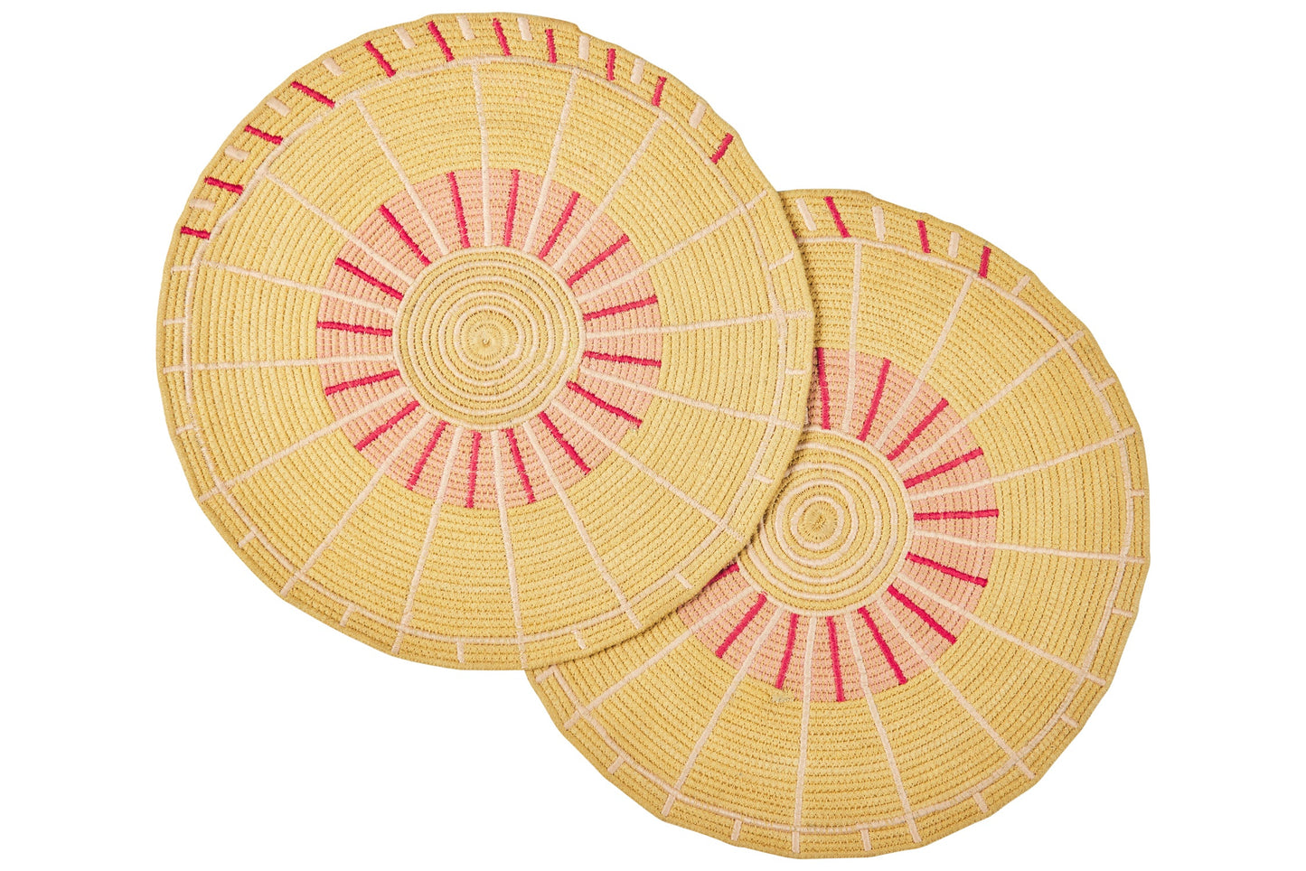 Stromboli - Set Tovaglietta 1/2 Giallo Rosso