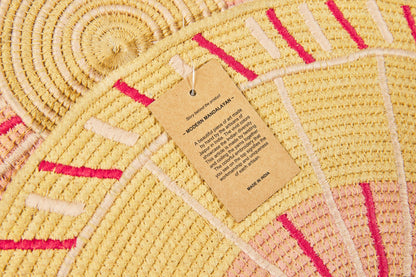 Stromboli - Set Tovaglietta 1/2 Giallo Rosso