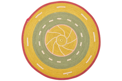 Stromboli - Set Tovagliette 1/2 Giallo,Verde, Rosso