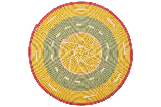 Stromboli - Set Tovagliette 1/2 Giallo,Verde, Rosso