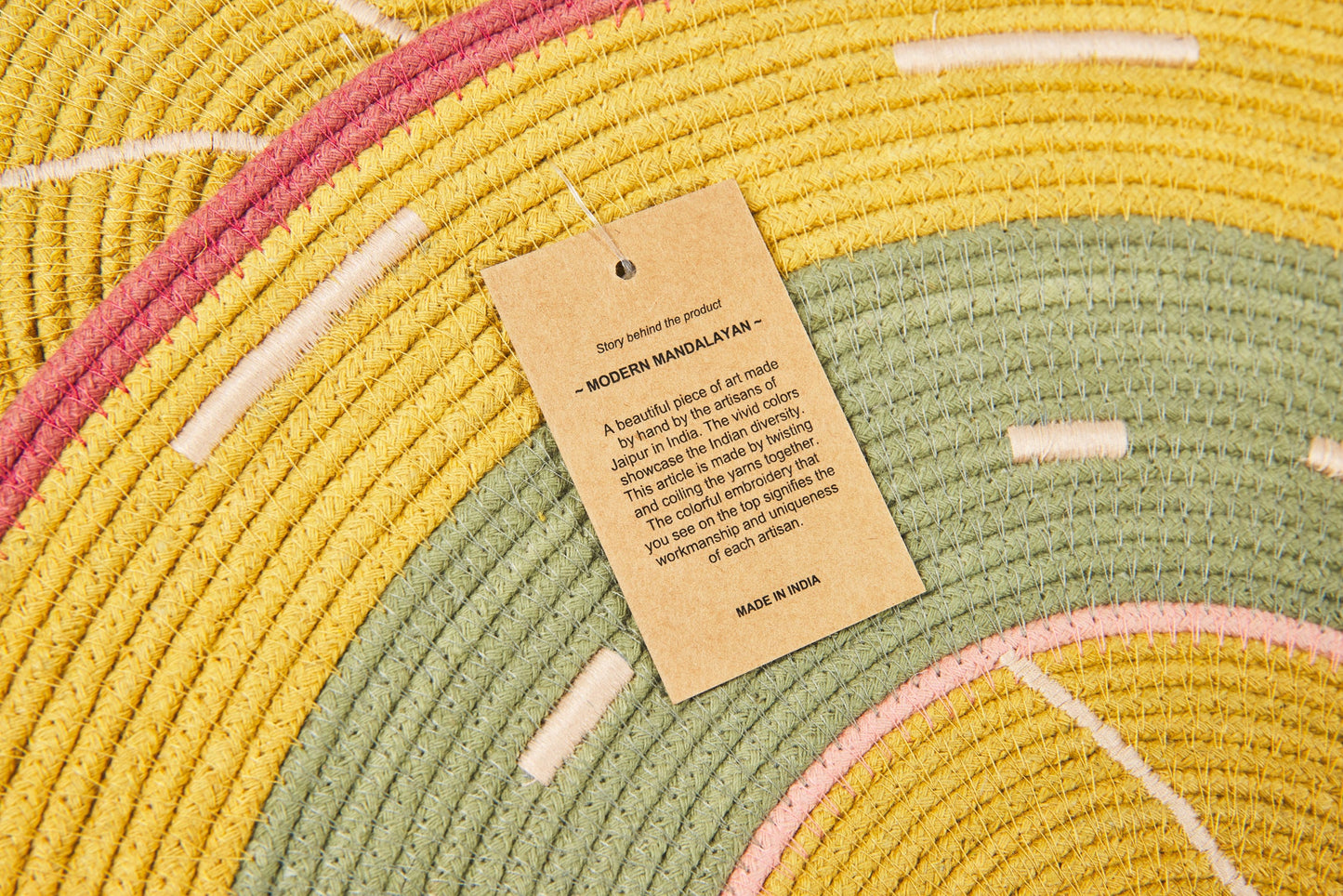 Stromboli - Set Tovagliette 1/2 Giallo,Verde, Rosso