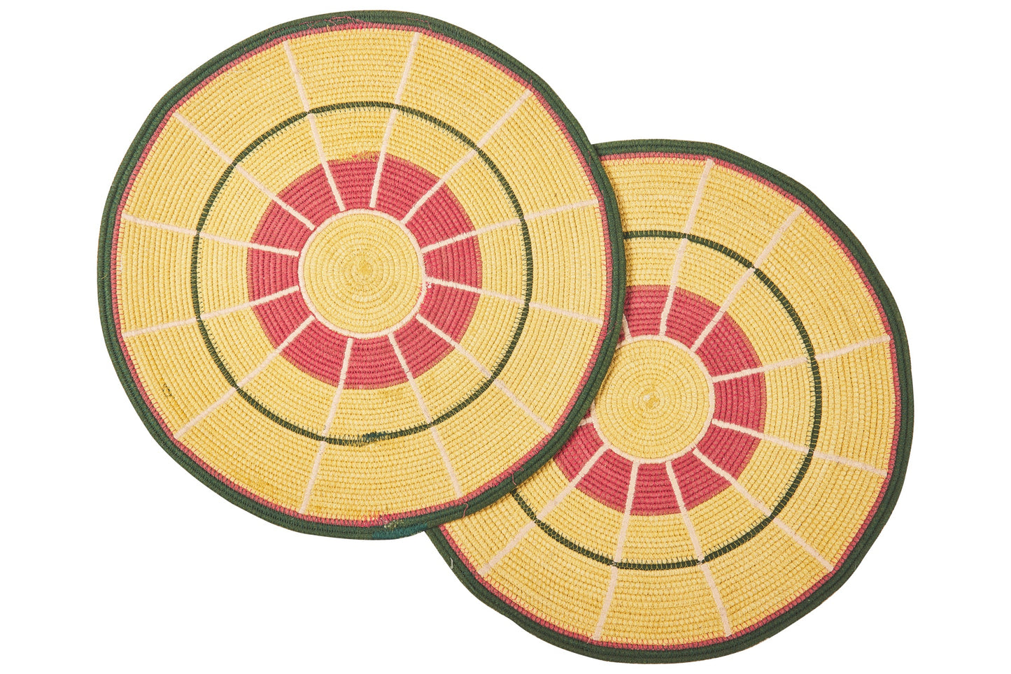 Stromboli - Set Tovagliette 1/2 Giallo, Arancio E Verde