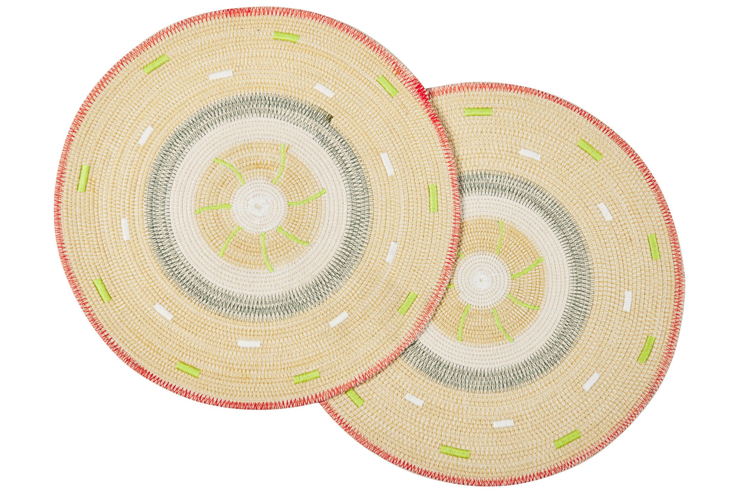 Stromboli - Set Tovagliette 1/2 Giallo,Bianco,Beige