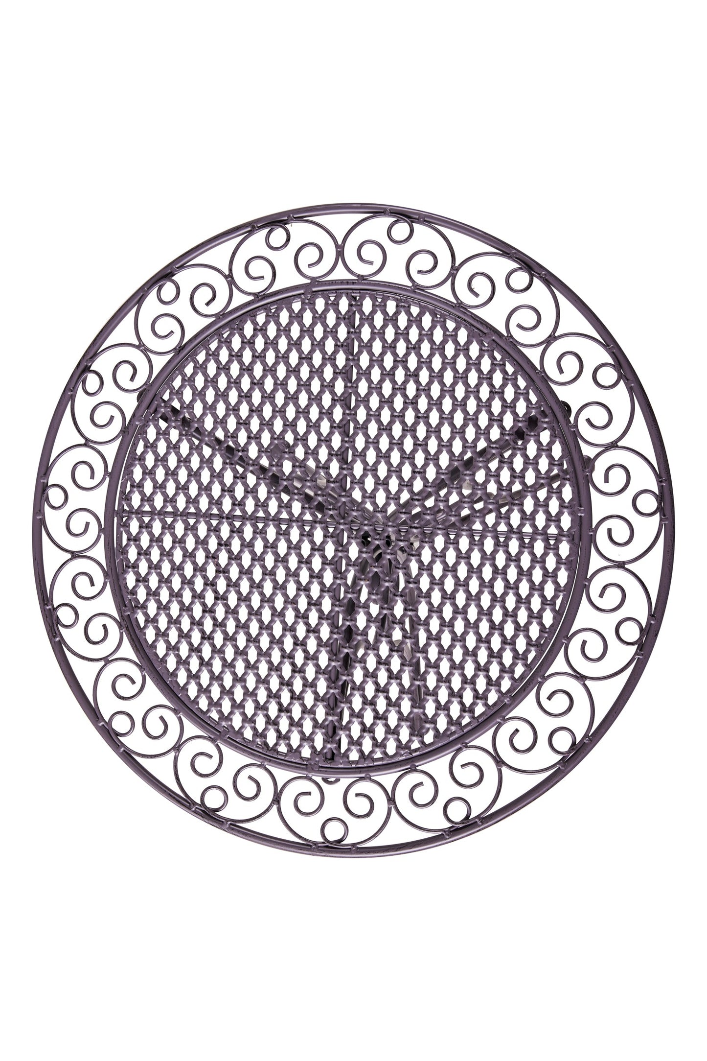 Isabelle - Set 1/3 Tavolo Con Due Sedie Grigio