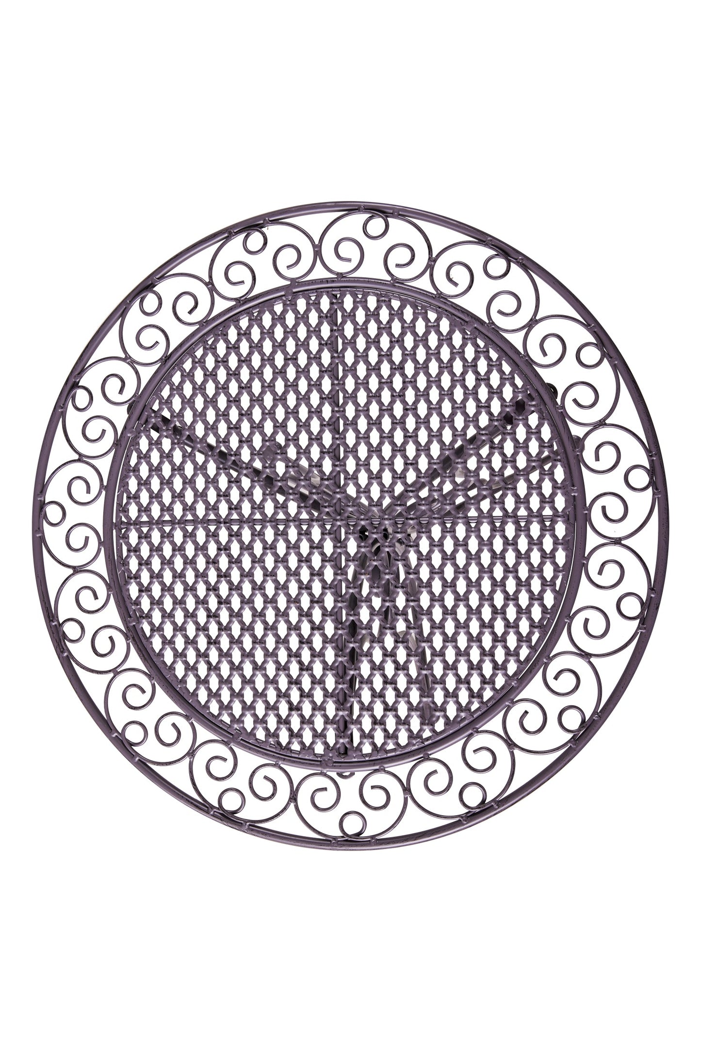 Isabelle - Set 1/3 Tavolo Con Due Sedie Grigio