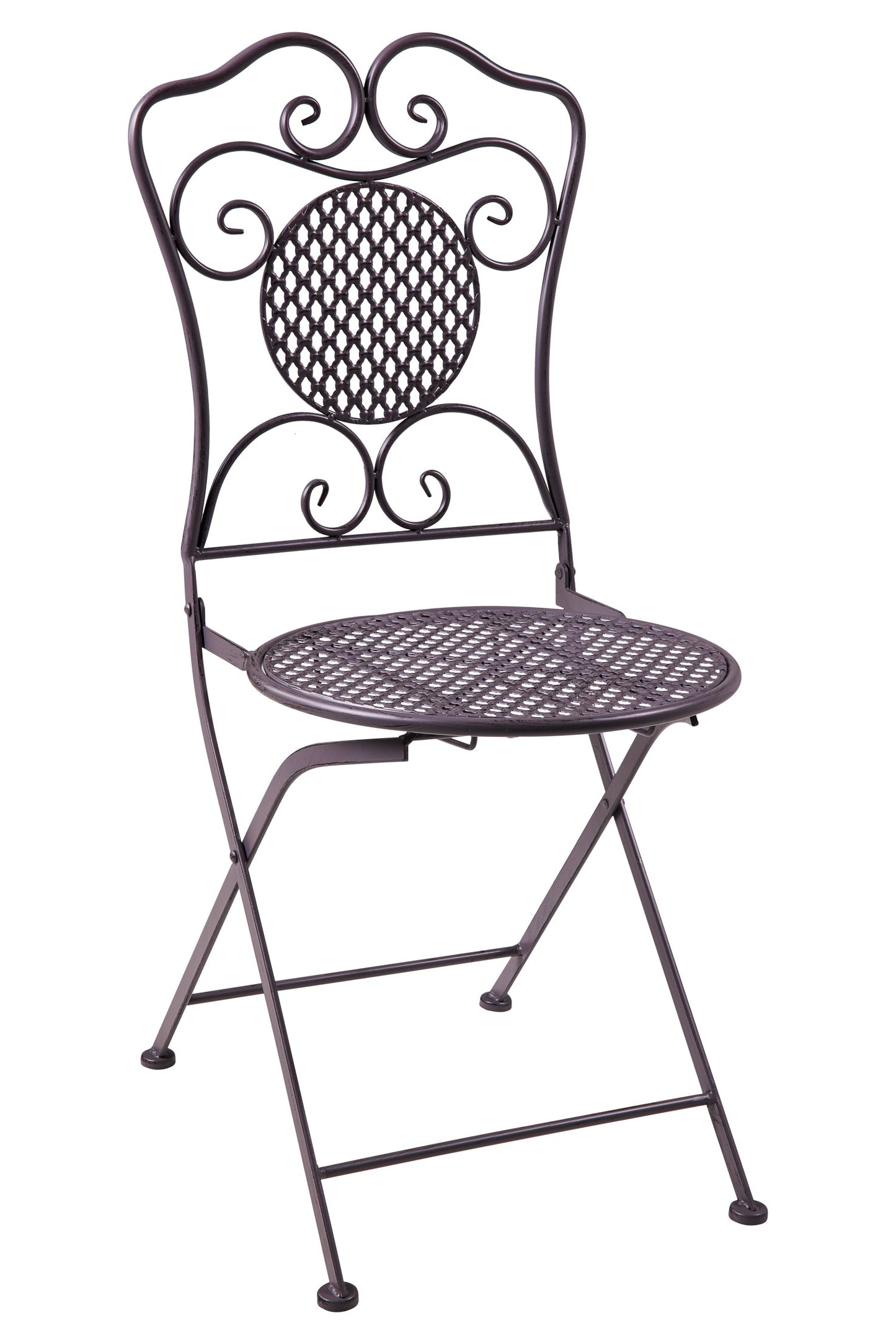 Isabelle - Set 1/3 Tavolo Con Due Sedie Grigio