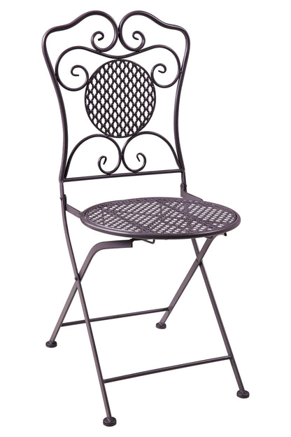 Isabelle - Set 1/3 Tavolo Con Due Sedie Grigio