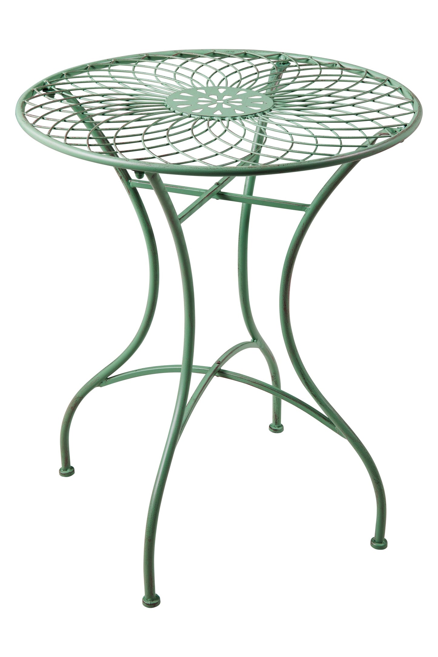 Isabelle - Set 1/3 Tavolo Con Due Sedie Verde