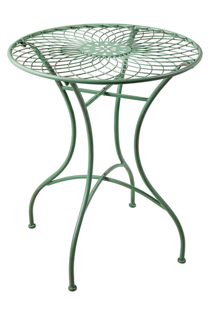 Isabelle - Set 1/3 Tavolo Con Due Sedie Verde