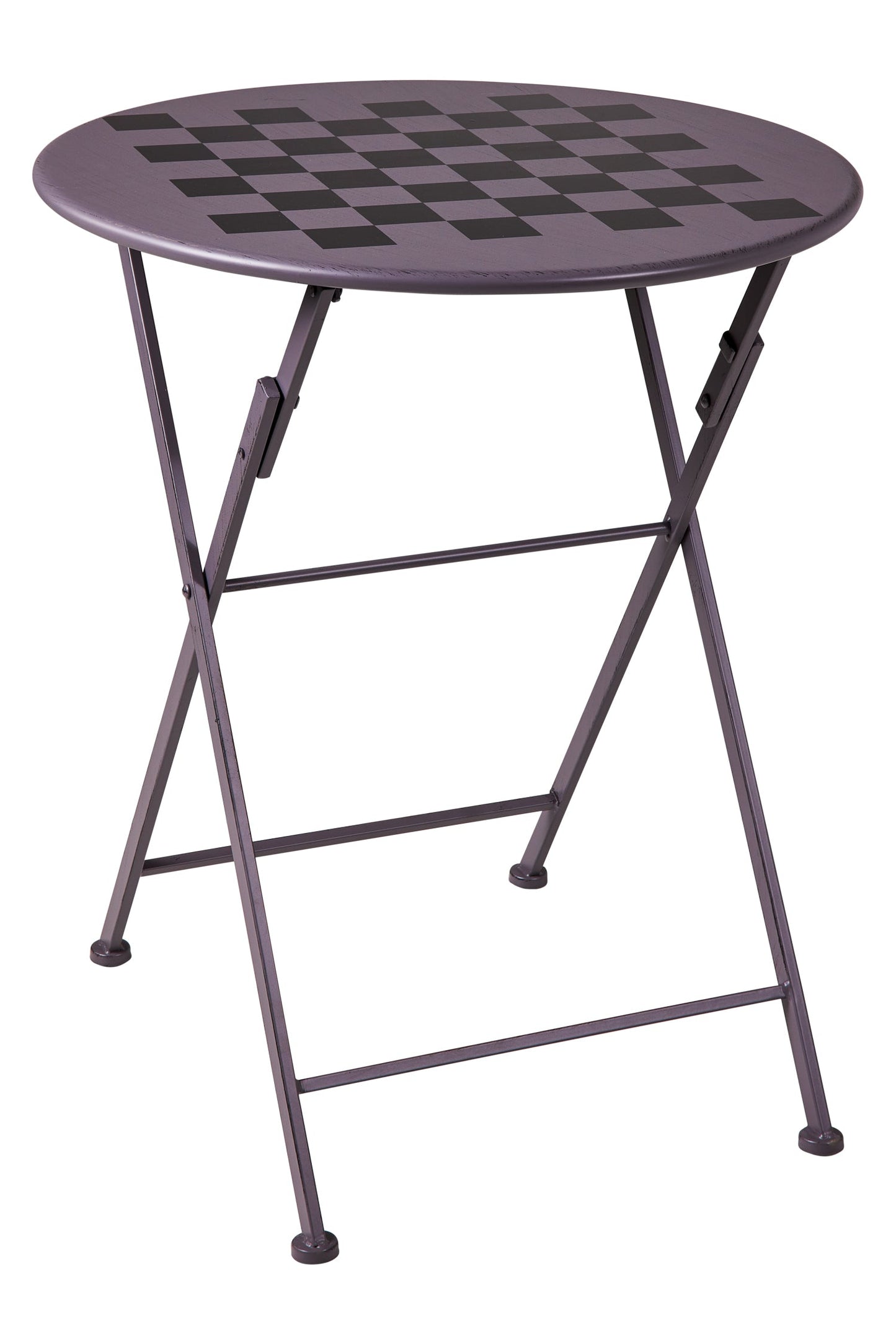 Gioco - Set 1/3 Tavolino Grigio Con Due Sedie Diesgno Scacchiera