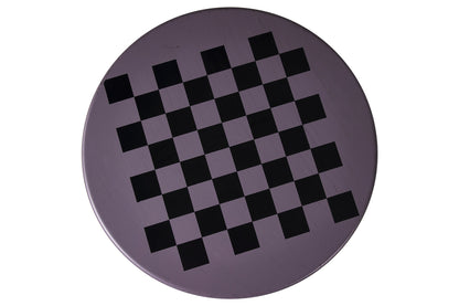 Gioco - Set 1/3 Tavolino Grigio Con Due Sedie Diesgno Scacchiera