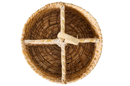 Fatto In Casa - Cestino Tondo Porta Spezie Con Manico