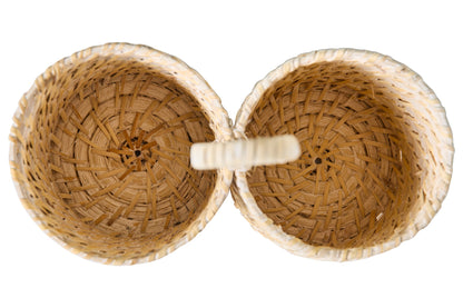 Fatto In Casa - Cestino Porta Olio Aceto Con Manico