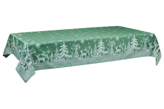 Allegri - Tovaglia Stampa Bosco Verde Antipiega