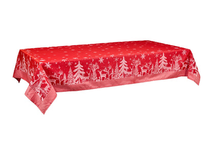 Allegri - Tovaglia Stampa Bosco Rossa Antipiega
