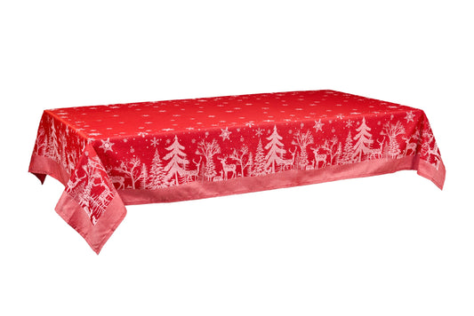 Allegri - Tovaglia Stampa Bosco Rossa Antipiega