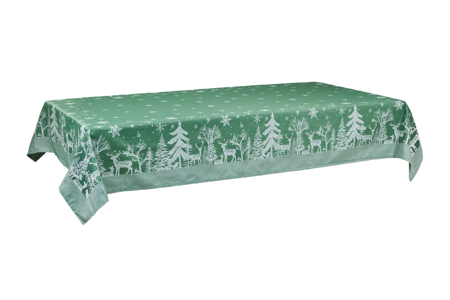 Allegri - Tovaglia Stampa Bosco Verde Antipiega