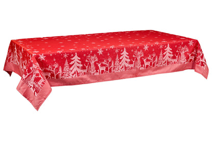 Allegri - Tovaglia Stampa Bosco Rossa Antipiega