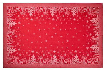 Allegri - Tovaglia Stampa Bosco Rossa Antipiega