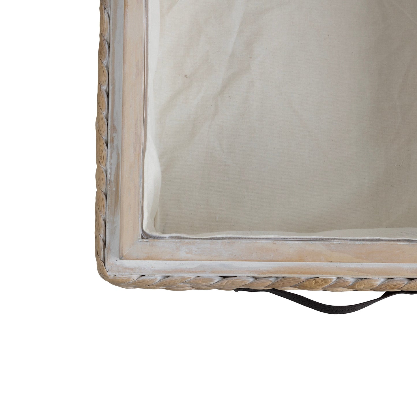 Contenitore portaoggetti sottoletto in giacinto/legno happimess con ruote e maniglie