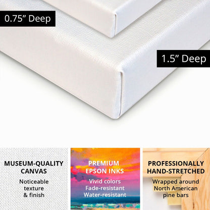 iCanvas Catturato con la bassa marea I di Carol Robinson Stampa su tela