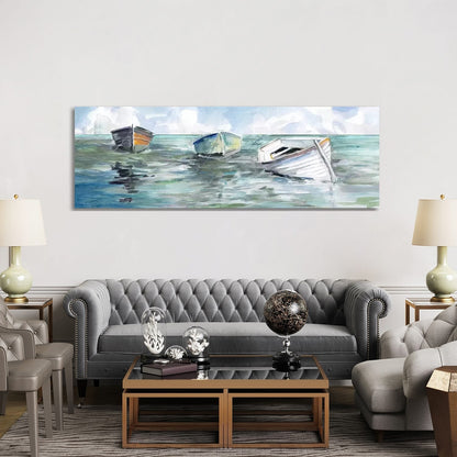 iCanvas Catturato con la bassa marea I di Carol Robinson Stampa su tela