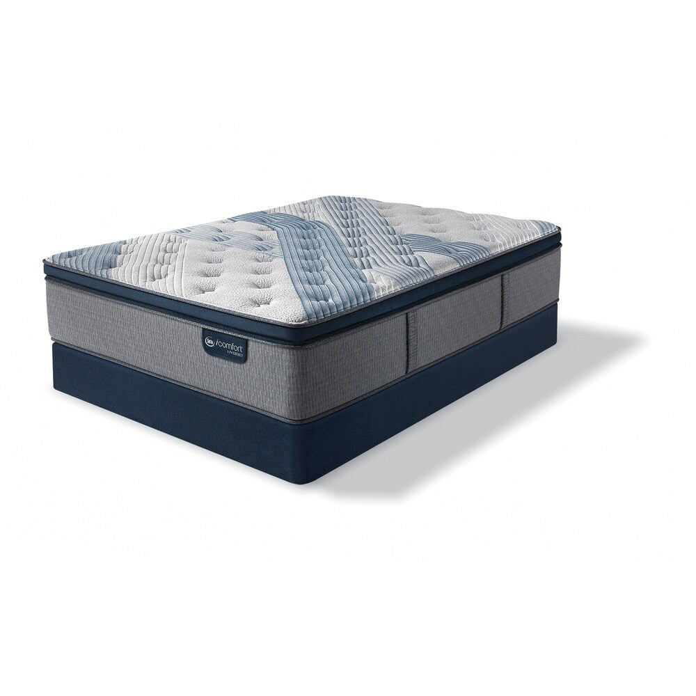 Set di materassi iComfort Blue Fusion 4000 da 15 pollici con materasso imbottito e materasso ibrido