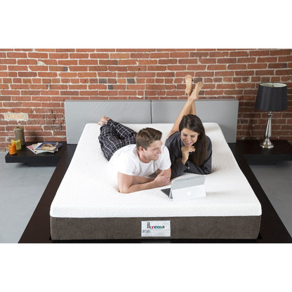 Materasso in memory foam iKrema Max Comfort da 11 pollici King-size - Bianco