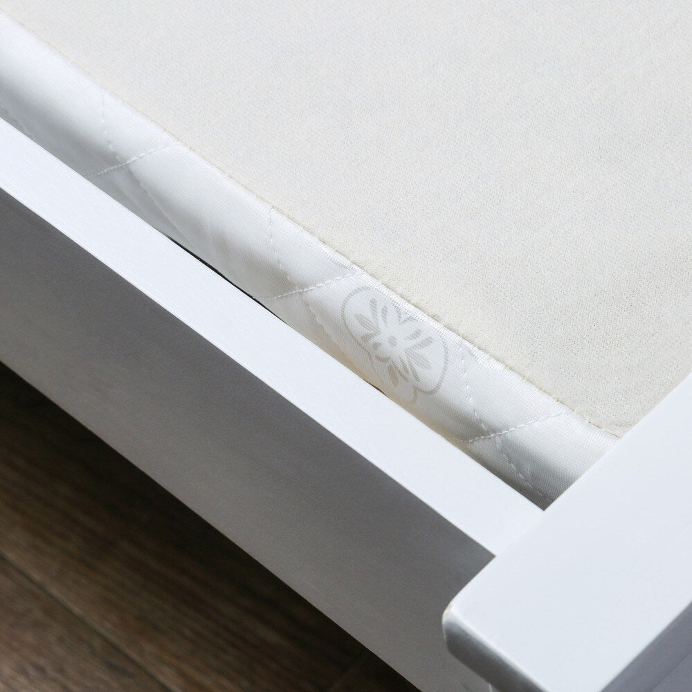 Mosh Contemporary White Twin Bunkie Board di Furniture of America