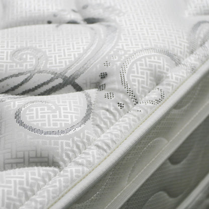 Materasso Lone Contemporary White da 9 pollici Cal King Euro Top di Furniture of America