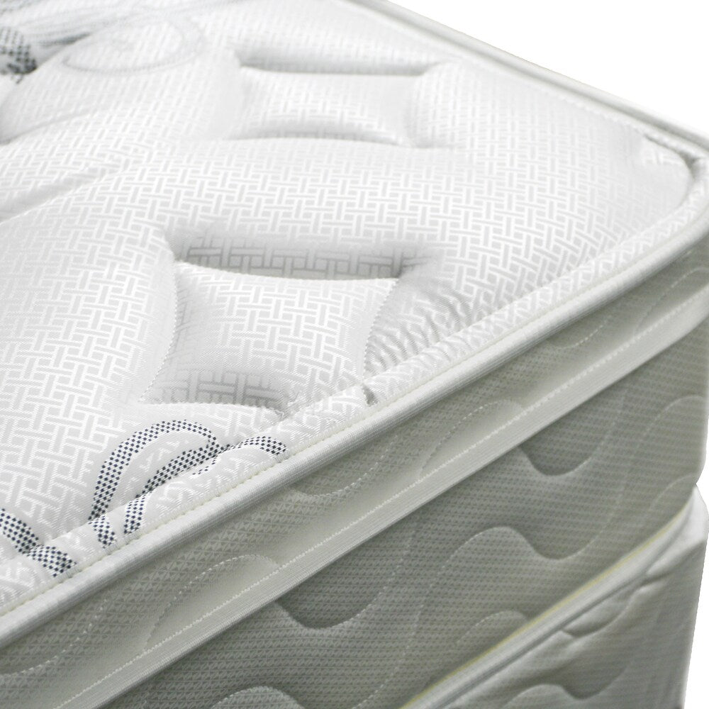 Materasso Lone Contemporary White da 9 pollici Cal King Euro Top di Furniture of America