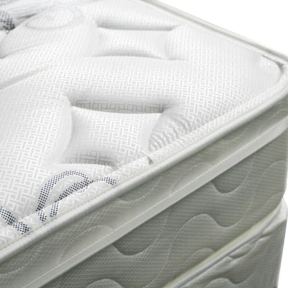 Materasso Lone Contemporary White da 9 pollici Cal King Euro Top di Furniture of America