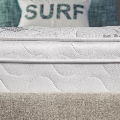 Materasso Lone Contemporary White King Euro Top di Furniture of America