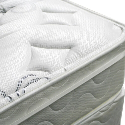 Materasso Lone Contemporary White King Euro Top di Furniture of America