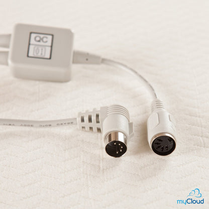 Letto regolabile myCloud King-size con materasso in memory foam infuso di gel da 10 pollici